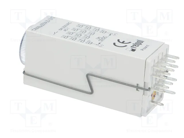 RELPOL Relé de tiempo T-R4 12VDC 4PDT