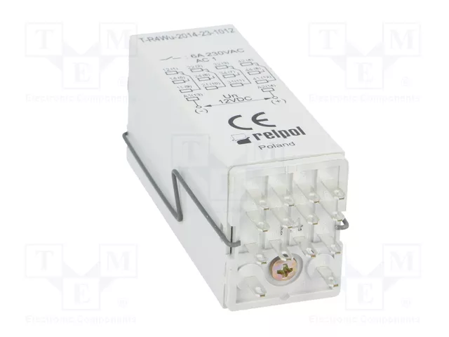 RELPOL Relé de tiempo T-R4 12VDC 4PDT