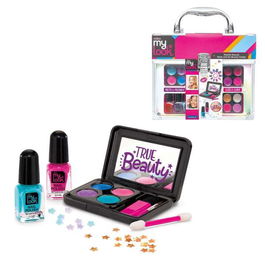 Lexibook Cra-Z-Art Glam and Go - Maletín de Maquillaje con Aplicadores y Brochas para Aplicar Maquillaje de Forma Profesional