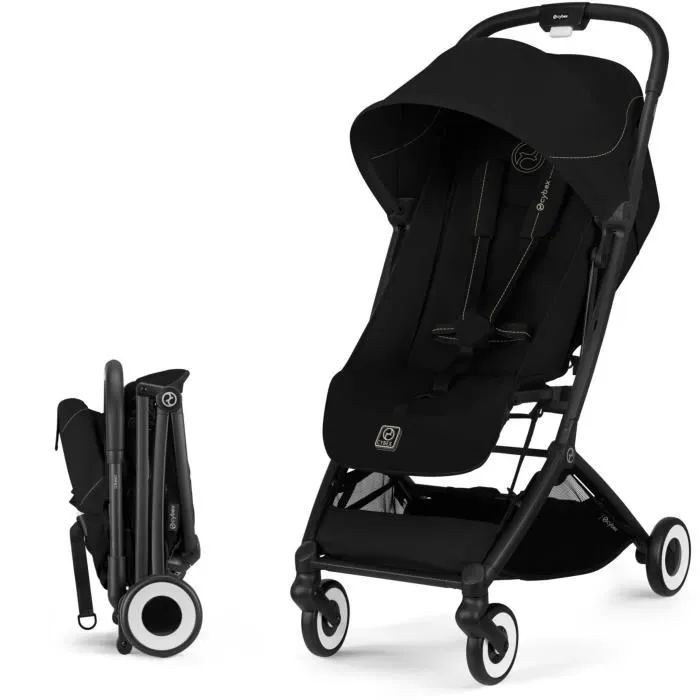 Cybex Cochecito Ultracompacto Orfeo 4 Ruedas Magic Black