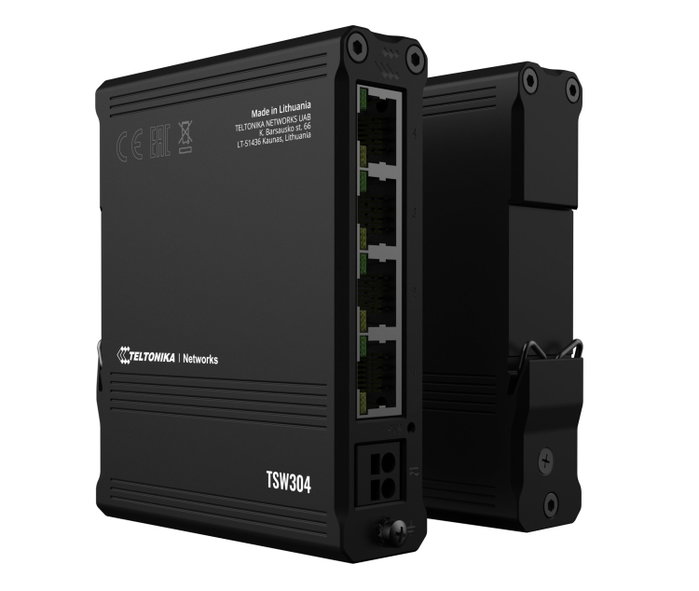 Teltonika TSW304 Switch Gigabit Ethernet Industrial con PoE Teltonika TSW304 Switch Gigabit Ethernet Industrial con PoE