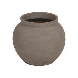 Macetero Gris Cerámica Decoración 34 X 34 X 33 cm