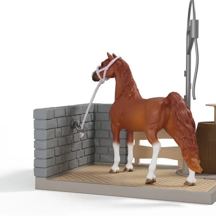 Schleich Sofia la Primera Lavando un Caballo Figura Club de Caballos 42792 SCH42792