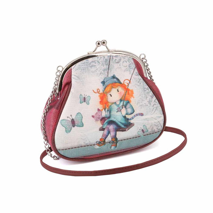 Forever Ninette Bolso Bandolera Infantil Retro Cadena Grande Swing Multicolor 17.5x18x5.5cm Forever Ninette Bolso Bandolera Infantil Retro Cadena Grande Swing Multicolor 17.5x18x5.5cm