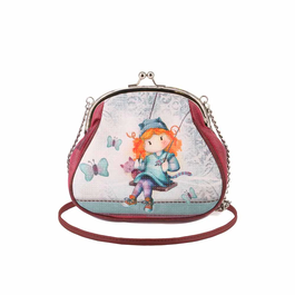 Forever Ninette Bolso Bandolera Infantil Retro Cadena Grande Swing Multicolor 17.5x18x5.5cm