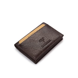 Zoozie Bags Cartera Vera - Marrón de Piel Auténtica para Hombre