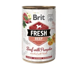 Brit Fresh Ternera Calabaza Comida Húmeda para Perros 6x400 gr