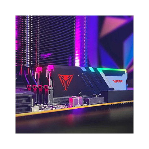 Patriot Viper Venom RGB DDR5 32GB (2x16GB) 6800MHz DIMM Kit - PVVR532G680C34K - Intel XMP Ready, Negro