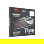 Patriot Viper Venom RGB DDR5 32GB (2x16GB) 6800MHz DIMM Kit - PVVR532G680C34K - Intel XMP Ready, Negro