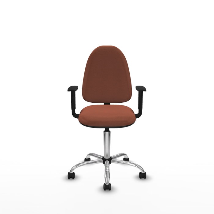 PIQUERAS Y CRESPO Silla de oficina Aýna Marrón con Brazos 1D PIQUERAS Y CRESPO Silla de oficina Aýna Marrón con Brazos 1D