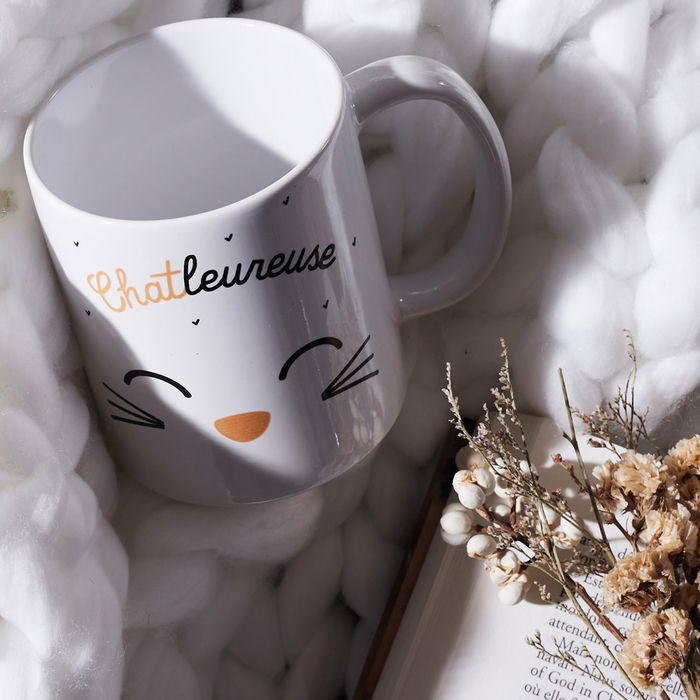 The Concept Factory Mug Gato 330 Ml Cerámica