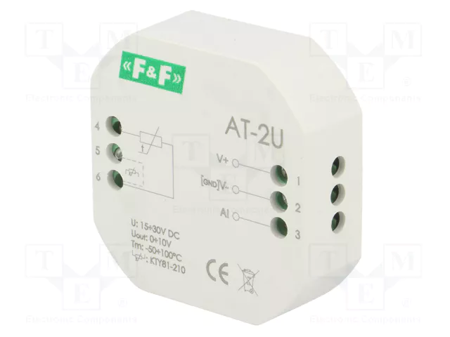 F&F Transductor de temperatura AT-2U