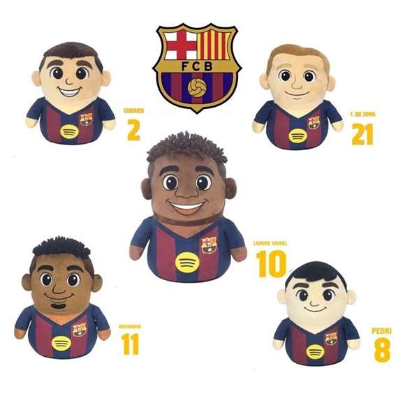 Peluches Moya Peluche Squishy Lamine Yamal FC Barcelona 30 cm