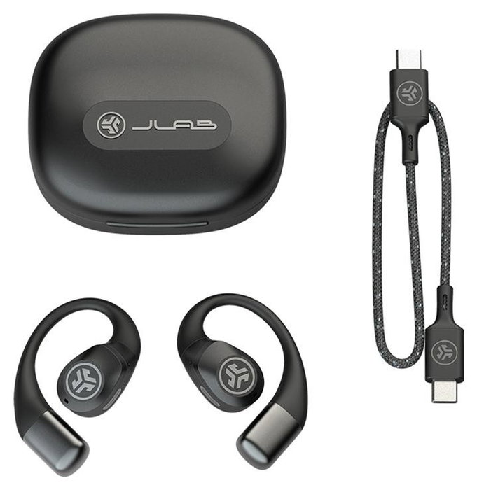 JLab Epic Sport Open Auriculares TWS Negro