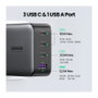 Ugreen 40747 Cargador de 100 W con 3 Puertos USB Tipo C Negro