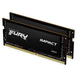 Kingston SO 3200 64GB FURY Impact KIT (2x 32GB) DDR4 CL20 SODIMM para Portátil