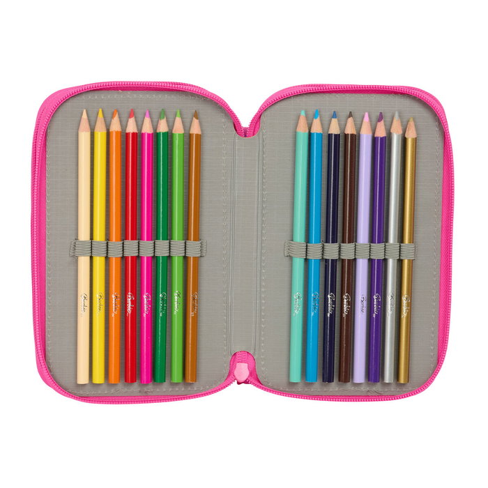 Portatodo Barbie Multicolor 12,5 x 19,5 x 5,5 cm 37 Piezas