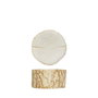 Summa Premium Plato Llano Organ Tronco Crema 13x12cm