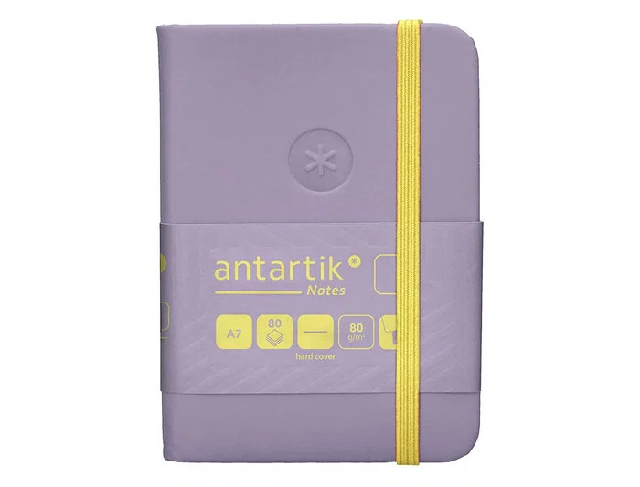 Antartik Cuaderno A7 Tapa Dura Hojas Lisas Morado y Amarillo 80 Hojas 80gr FSC Antartik Cuaderno A7 Tapa Dura Hojas Lisas Morado y Amarillo 80 Hojas 80gr FSC