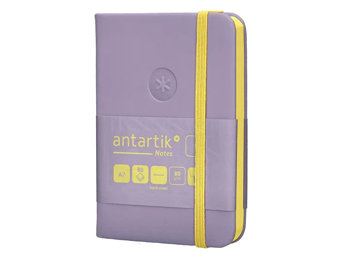 Antartik Cuaderno A7 Tapa Dura Hojas Lisas Morado y Amarillo 80 Hojas 80gr FSC Antartik Cuaderno A7 Tapa Dura Hojas Lisas Morado y Amarillo 80 Hojas 80gr FSC