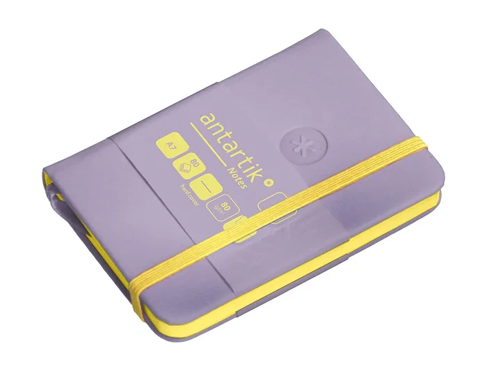 Antartik Cuaderno A7 Tapa Dura Hojas Lisas Morado y Amarillo 80 Hojas 80gr FSC Antartik Cuaderno A7 Tapa Dura Hojas Lisas Morado y Amarillo 80 Hojas 80gr FSC