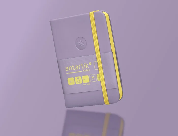 Antartik Cuaderno A7 Tapa Dura Hojas Lisas Morado y Amarillo 80 Hojas 80gr FSC Antartik Cuaderno A7 Tapa Dura Hojas Lisas Morado y Amarillo 80 Hojas 80gr FSC