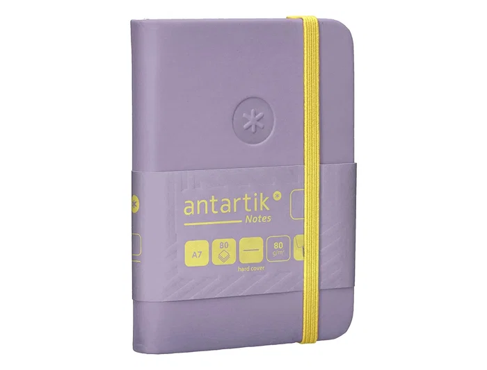 Antartik Cuaderno A7 Tapa Dura Hojas Lisas Morado y Amarillo 80 Hojas 80gr FSC Antartik Cuaderno A7 Tapa Dura Hojas Lisas Morado y Amarillo 80 Hojas 80gr FSC