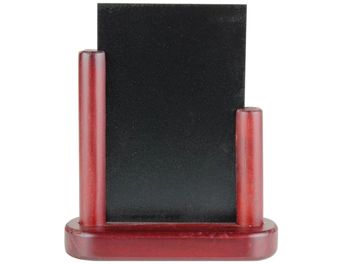 Liderpapel Pizarra Negra Doble Cara Madera 10x15cm para Rotulador Tiza