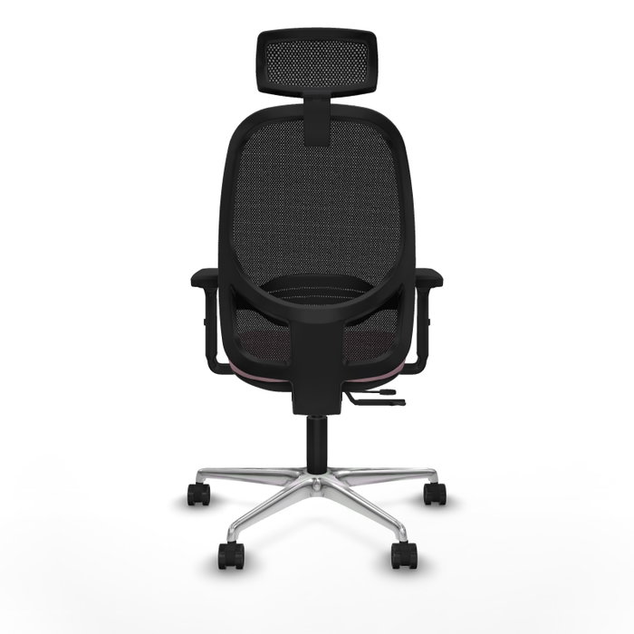 PIQUERAS Y CRESPO Silla de oficina Cilanco Rosa con Malla Negra PIQUERAS Y CRESPO Silla de oficina Cilanco Rosa con Malla Negra