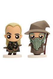 Sd Toys Pokis Set 2 Figuras El Señor de los Anillos Gandalf y Legolas Goma 6cm