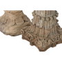 DKD Home Decor Columna de Madera Tallada 25x25x120 cm Natural