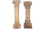 DKD Home Decor Columna Item Home Natural Madera Tallada 25 x 120 x 25 cm