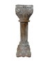 DKD Home Decor Columna de Madera Tallada 25x25x120 cm Natural