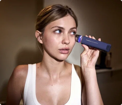 Therabody TheraFace Depuff TF0004132-3A40 | Tratamiento Facial Frío y Calor para Reducir Hinchazón, Mejorar Elasticidad y Luminosidad