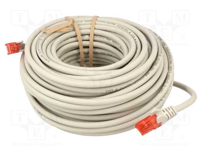 GOOBAY Patch cord Cat 6 U/UTP de 20m con conectores RJ45