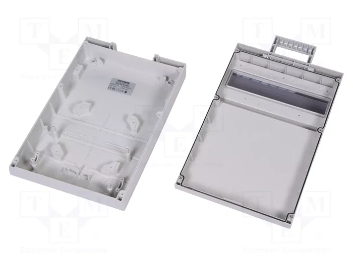 SCAME Carcasa BLOCK 14DIN de 14 módulos para aparatos modulares, gris SCAME Carcasa BLOCK 14DIN de 14 módulos para aparatos modulares, gris