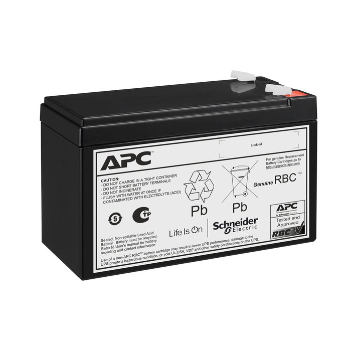 APC APCRBC175 Batería de reemplazo para UPS 12 V 9 Ah APC APCRBC175 Batería de reemplazo para UPS 12 V 9 Ah