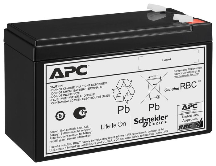 APC APCRBC175 Batería de reemplazo para UPS 12 V 9 Ah APC APCRBC175 Batería de reemplazo para UPS 12 V 9 Ah