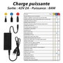 T'nb Cargador Universal para Patinetes Eléctricos 42V 2A 84W
