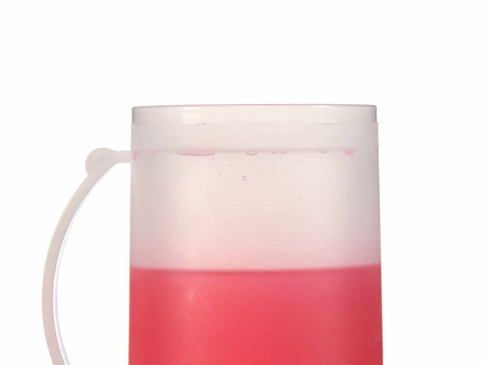 Leknes Jarra Enfriadora 473ml (473 ml) para Nevera y Lavavajillas de Plástico, 11x14.5x8 cm, Surtido de Colores (Azul, Rojo, Verde) (Set de 24)