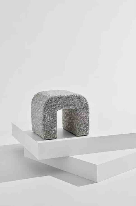 DKD Home Decor Reposapiés Gris 50 x 38 x 50 cm