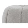 DKD Home Decor Reposapiés de Poliéster Borreguito Gris