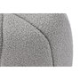 DKD Home Decor Reposapiés de Poliéster Borreguito Gris