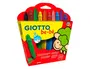 Giotto Lápices de Cera Super Bebé, Caja de 10 Colores Surtidos con Sacapuntas