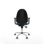 PIQUERAS Y CRESPO Silla de oficina Aýna Azul claro con Base cromada