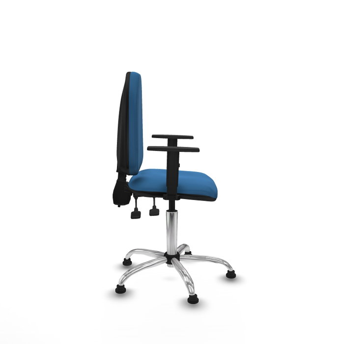 PIQUERAS Y CRESPO Silla de oficina Aýna Azul claro con Base cromada PIQUERAS Y CRESPO Silla de oficina Aýna Azul claro con Base cromada