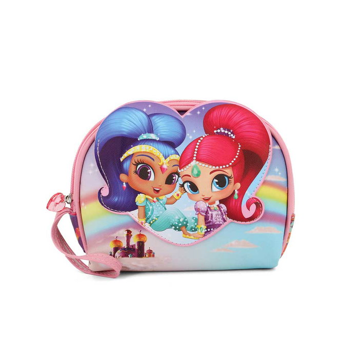 Shimmer y Shine Neceser Go Shining Lila para Higiene Personal, 16x21x5.5 cm