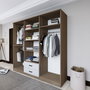 Hanah Home Armario 1600-64 Nogal Claro 180x190x45 cm