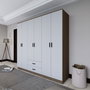 Hanah Home Armario 1600-64 Nogal Claro 180x190x45 cm