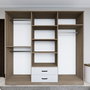 Hanah Home Armario 1600-64 Nogal Claro 180x190x45 cm